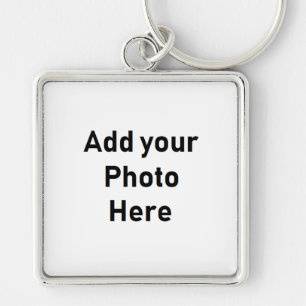 Customise this Large Square Photo Keychain