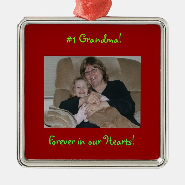 Customise this photo ornament (Front)