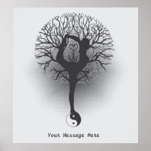 Customise this Poster - Yoga Tree