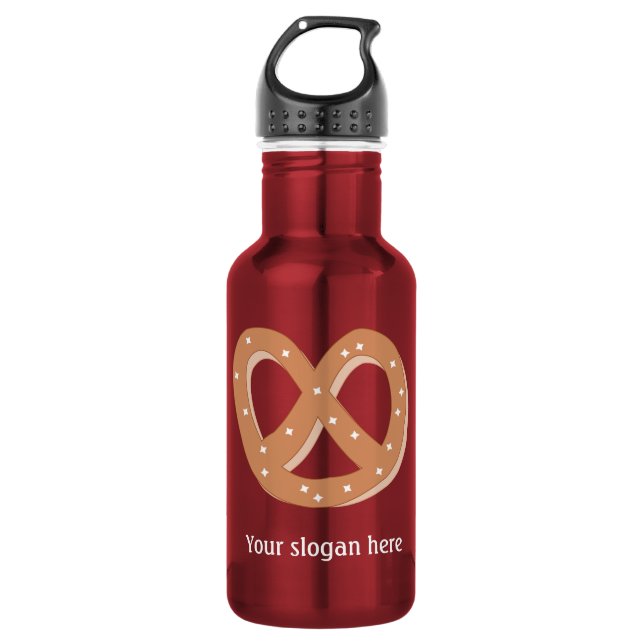 Customise this Pretzel Knot graphic 532 Ml Water Bottle (Front)