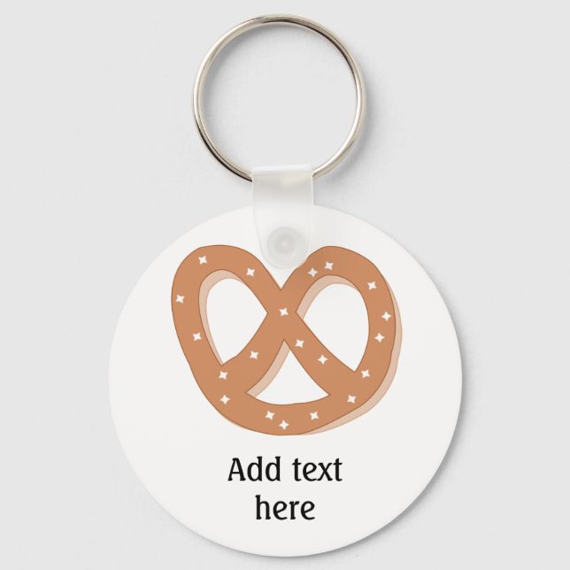 Customise this Pretzel Knot graphic Key Ring (Front)