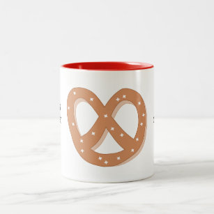 Customise this Pretzel Knot graphic Two-Tone Coffee Mug