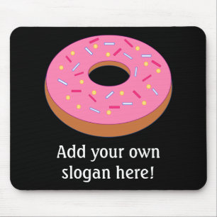 Customise this Ring Doughnut Graphic Mouse Pad