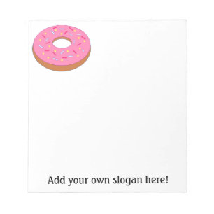 Customise this Ring Doughnut Graphic Notepad