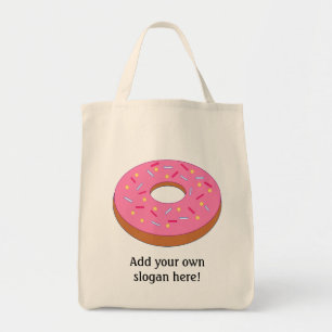 Customise this Ring Doughnut Graphic Tote Bag