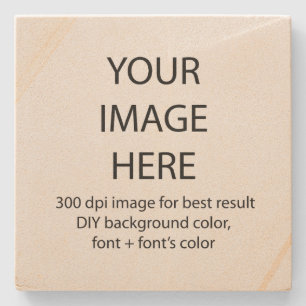 customise this sandstone coaster