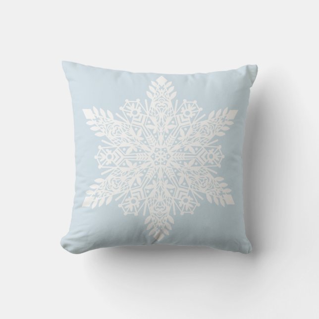 Customise this Snowflake Pillow (Front)