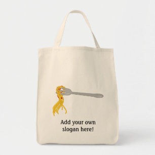 Customise this Spaghetti Pasta graphic Tote Bag