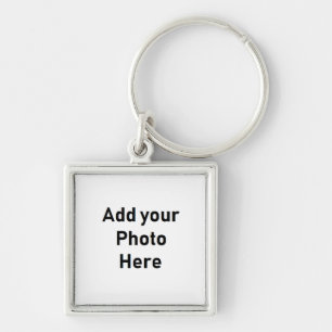 Customise this Square Photo Keychain