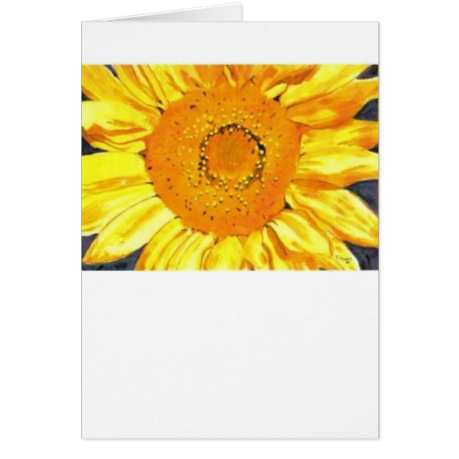 Customise This Sunflower Card (Front)