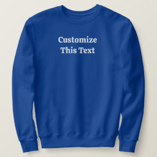 Customise This Text Basic Sweatshirt for Men