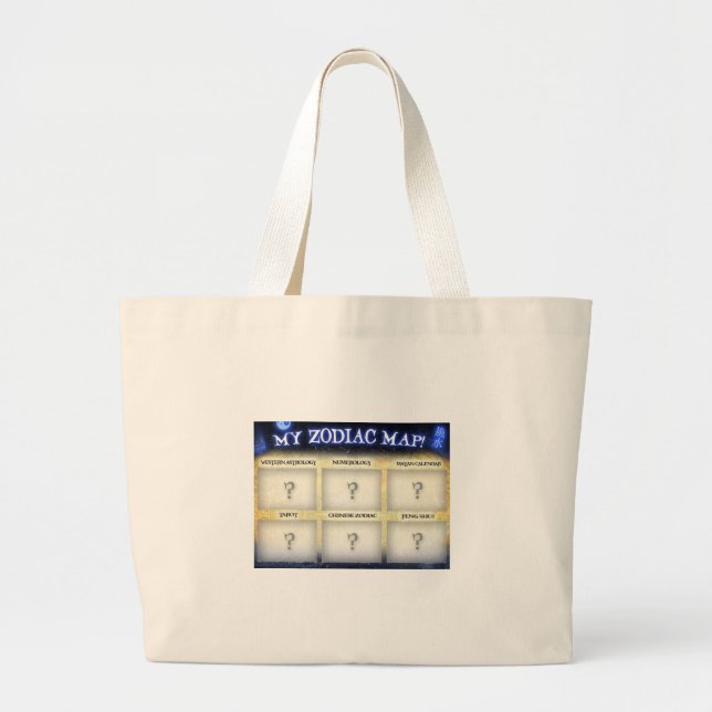 Customise this tote bag at ZodiacMap.com (Front)