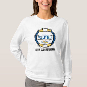 Customise This Volleyball Design T-Shirt