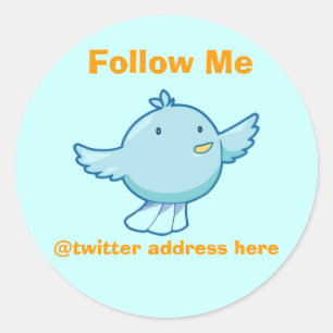 Customise Twitter Sticker