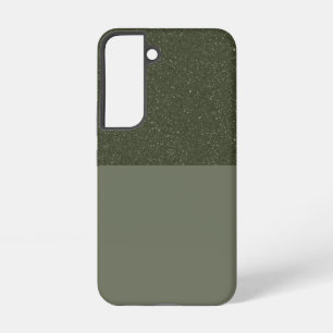 Customise Two-Tone Galaxy S22 Case – Moss Green