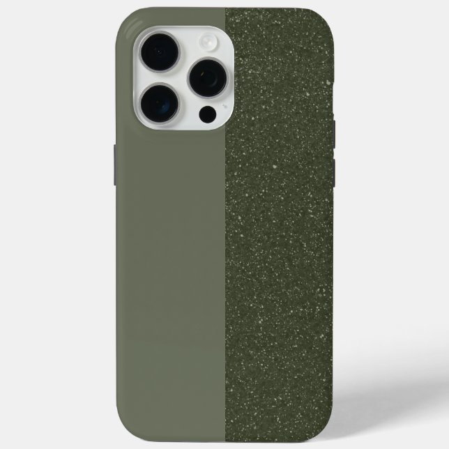 Customise Two-Tone Green iPhone Case (Back)