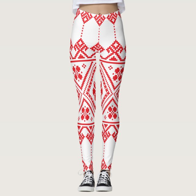 Customise Ukraine National Design Leggings (Front)