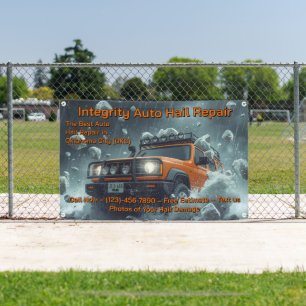 Customise Vehicle Hail Damage Repair Roadway Banner
