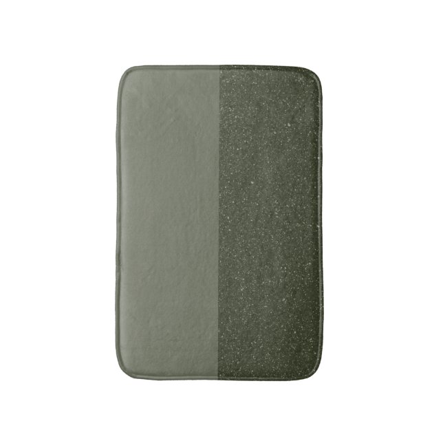 Customise Vertical Moss Bath Mat (Right Noise) (Front Vertical)
