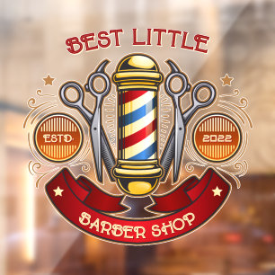 Customise Vintage Old Fashioned Barber Shop Pole