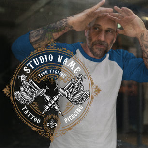Customise Vintage Tattoo Shop Guns Machine