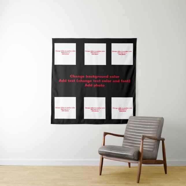 Customise wall hanging template tapestry (In Situ)