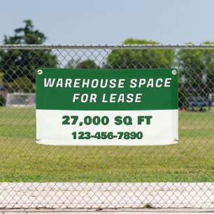 Customise Warehouse Space For Lease Business Banner