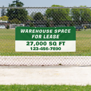 Customise Warehouse Space For Lease Business Banner