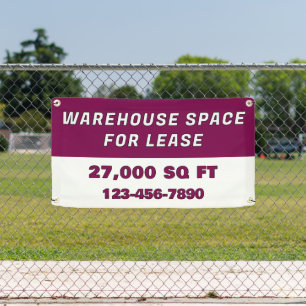 Customise Warehouse Space For Lease Business Banner