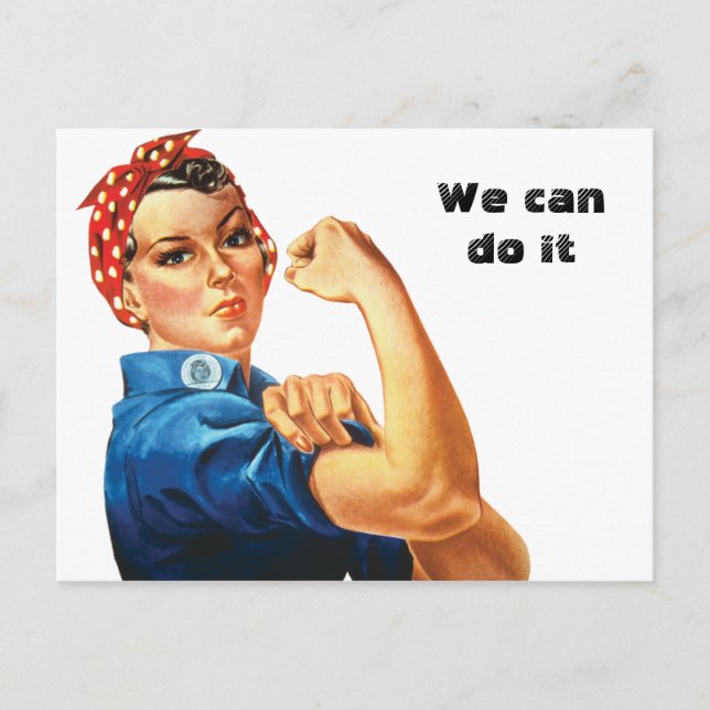 Customise We can do it Postcard (Front)