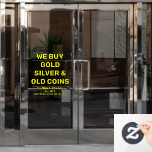 Customise We Sell Gold Silver Precious Metals Shop
