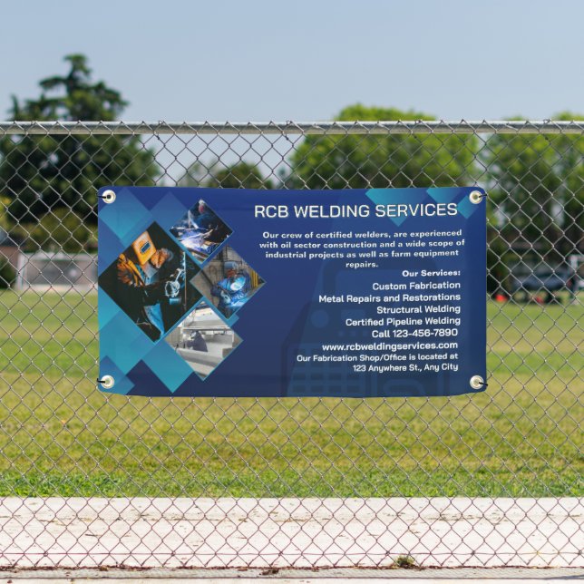 Customise Welding Contractor Services Business Banner (Insitu)