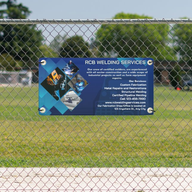 Customise Welding Contractor Services Business Banner (Insitu)