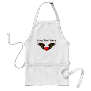 Customise Winged Heart Standard Apron