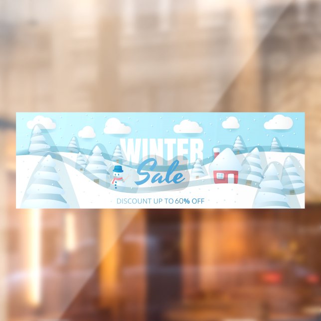 Customise Winter Sale Snow Laden Scene Up To % Off (Sheet 2)