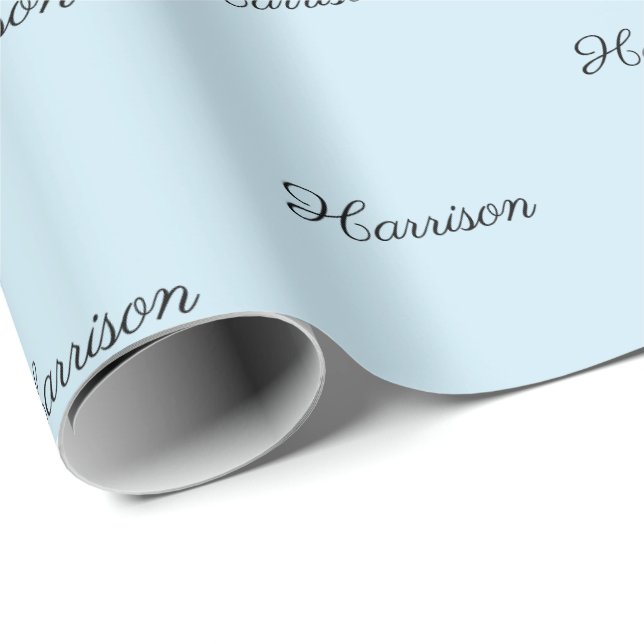 Customise with Name, Text, Birthday Gift Wrapping Paper (Roll Corner)