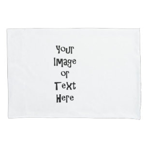 Customise with personalised pictures and text pillowcase