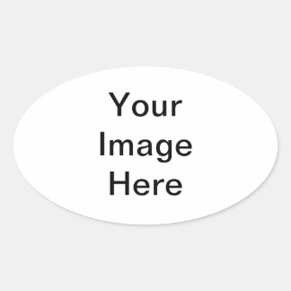 Customise with your companies logo or name oval sticker