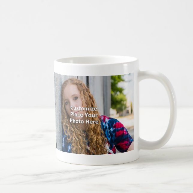Customise With Your Photo Coffee Mug (Right)