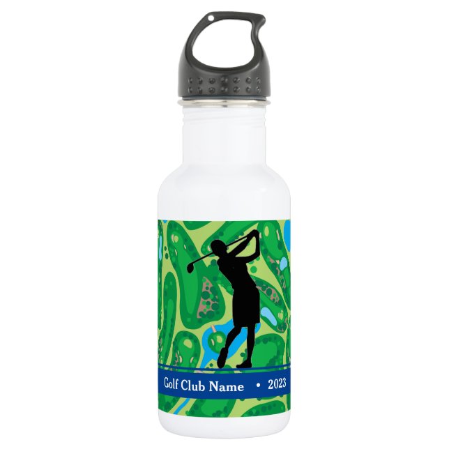 Customise Women's Golf Water Bottle (Front)
