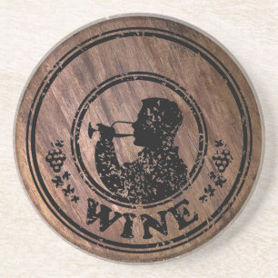 Customise Wood and Wine Coaster