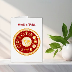 Customise World of Faith Greeting Card