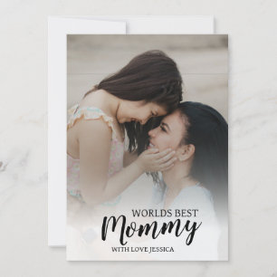 Customise Worlds Best Mummy Photo Invitation