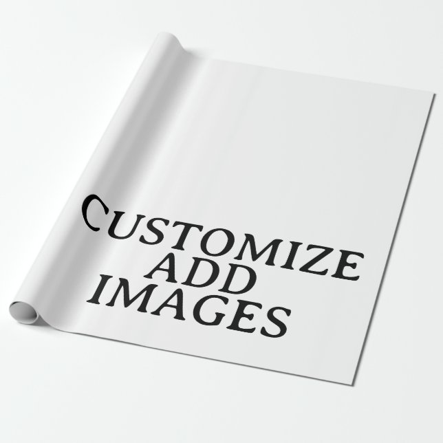 Customise Wrapping Paper (Unrolled)