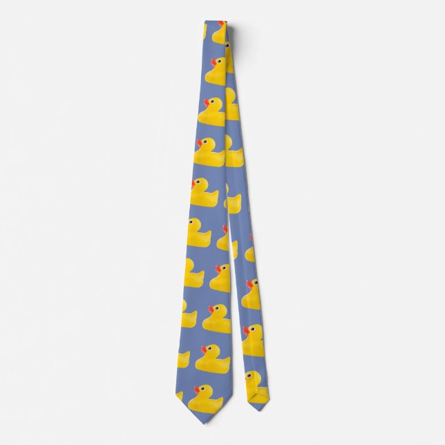 Customise Yellow Rubber Duck Tie (Front)