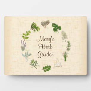 Customise Your 5 X 7 Herb Garden Plaque