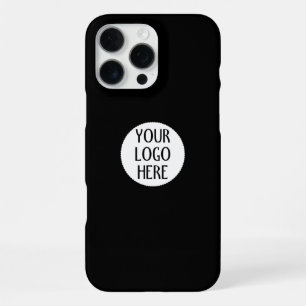 Customise Your Black White company logo iPhone 16 Pro Max Case
