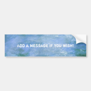 Customise Your Bumper Sticker