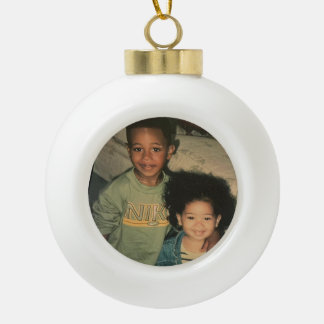 Customise your Christmas Tree Ceramic Ball Christmas Ornament