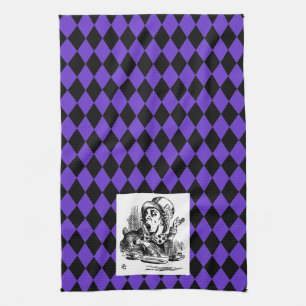 Customise your colour Harlequin Mad Hatter Towel